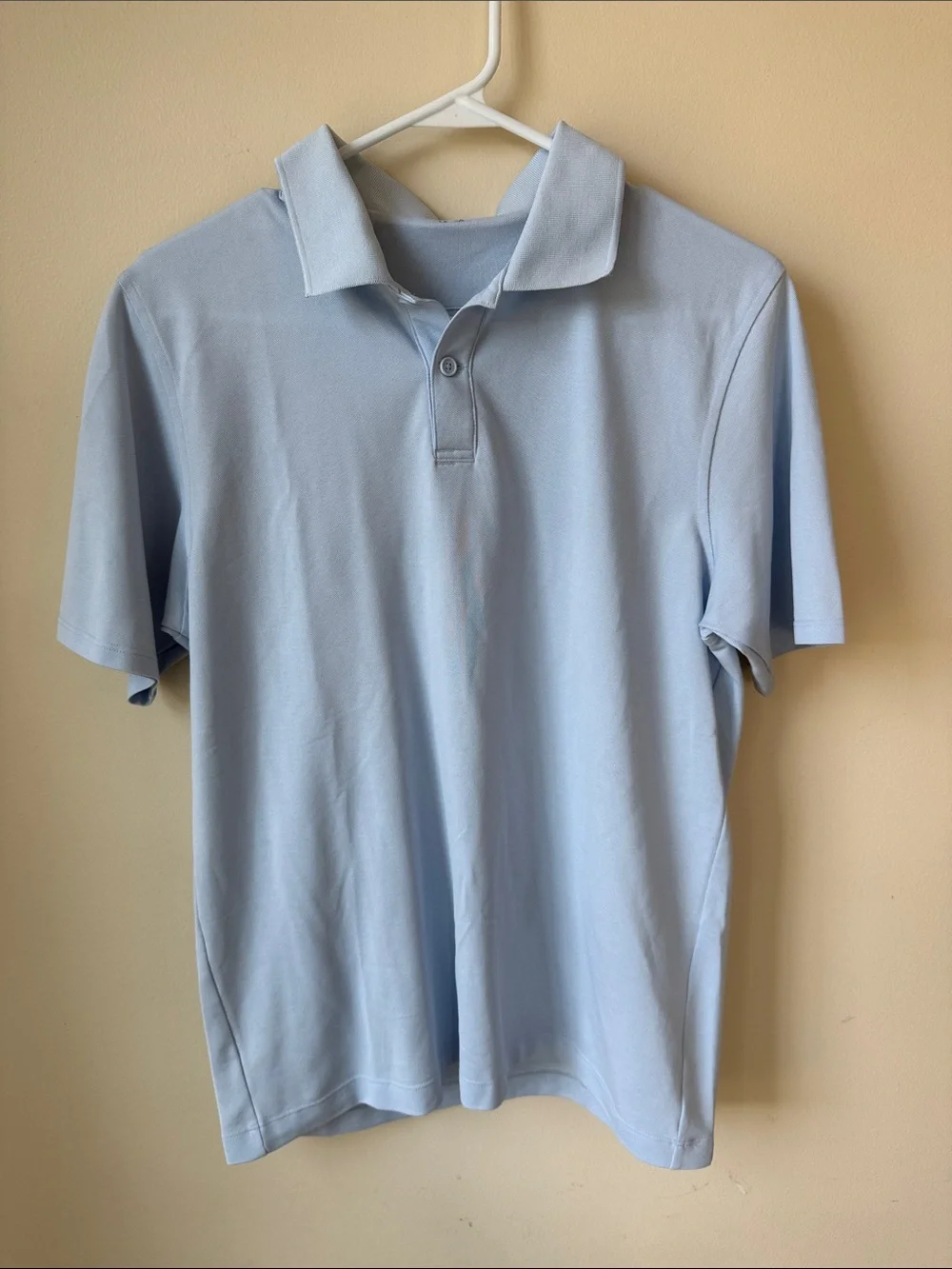 lululemon Pique Classic-Fit Short-Sleeve Polo Shirt - Size Small - Blue/Windmill